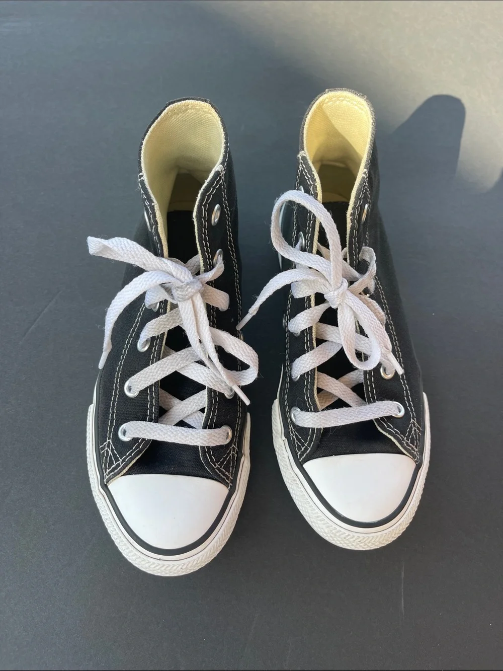 Converse Black & White Kids High Top Sneakers